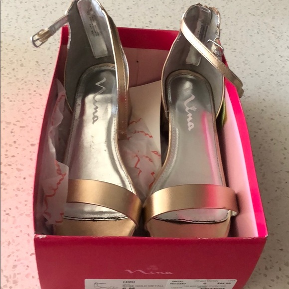 nina rose gold shoes